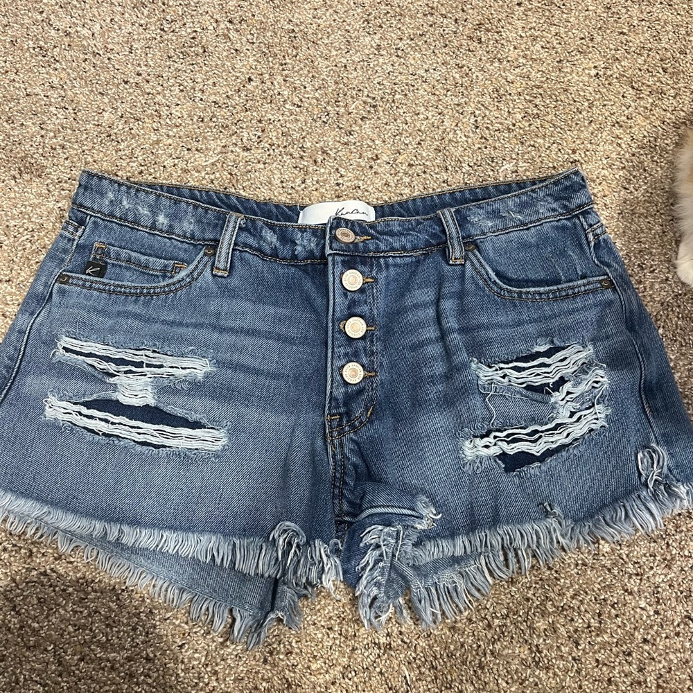 Women's Distressed Denim Shorts